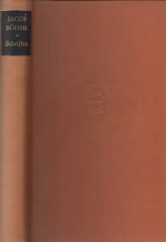 Buch: Jakob Böhmes Schriften, Friedrich Schulze-Maizier, Insel, gebraucht, gut