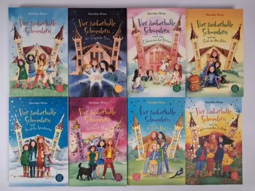 Buch: Vier zauberhafte Schwestern 1-8, Sheridan Winn, Fischer Taschenbuch
