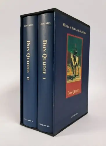 Buch: Don Quijote, Miguel de Cervantes Saavedra, 2 Bände, 2000, Könemann