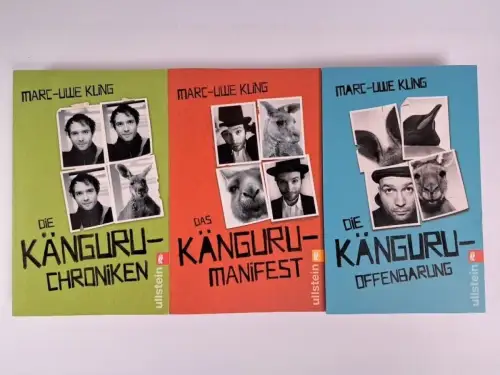 Buch: Die Känguru-Chroniken 1-3, Marc-Uwe Kling, Ullstein Verlag, 3 Taschenbüche