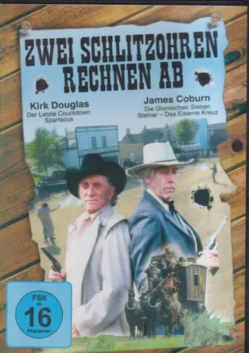 DVD: Zwei Schlitzohren rechnen ab, 2013, Kirk Douglas, James Coburn, Western