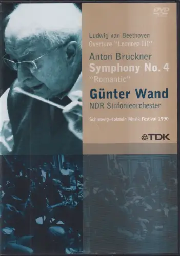 DVD: Symphony No. 4, 2006, Anton Bruckner, Günter Wand, SH Musik Festival 1990