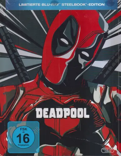Blu-ray: Deadpool, 2016. Ryan Reynolds u.a., Limitiertes Steelbook, Film, Marvel