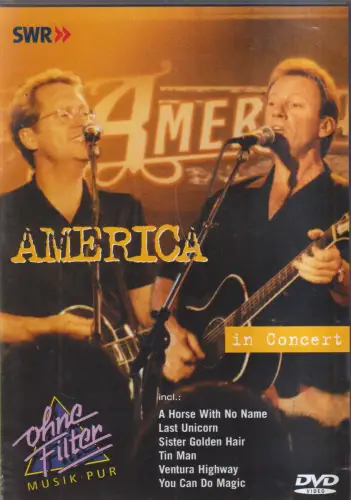 DVD: America in Concert, 2001, Ohne Filter - Musik pur SWR, Musik, Folk, Rock