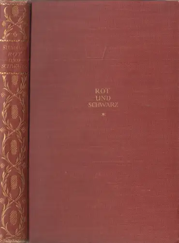 Buch: Rot und Schwarz, Friedrich v. Stendhal, 1927, Insel Verlag, gebraucht, gut
