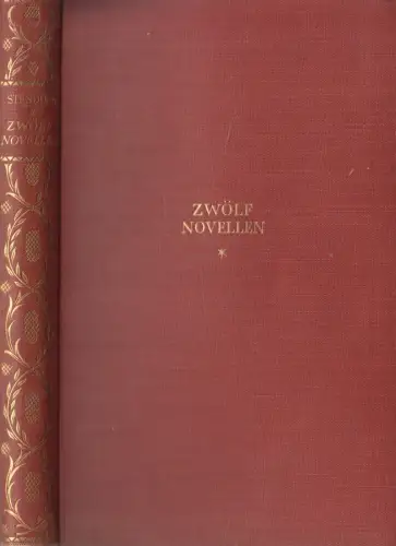 Buch: Zwölf Novellen, Friedrich v. Stendhal, 1926, Insel Verlag, gebraucht, gut