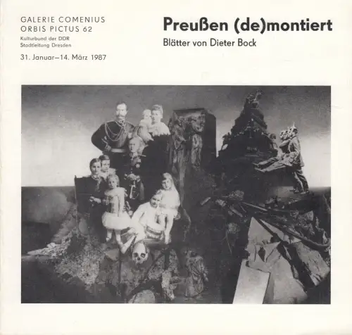Buch: Preußen demontiert, Blätter von Dieter Bock, 1987, Kulturbund der DDR