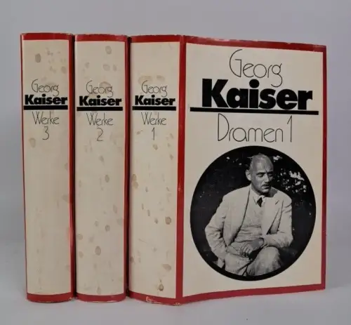 Buch: Georg Kaiser - Werke in drei Bänden, 3 Bände, 1979, Aufbau Verlag