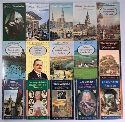 12 Bücher Wahre Geschichten / Kurzweiliges / Tatsachen, Tauchaer Verlag