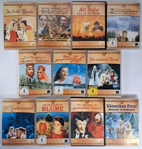 11 DVDs Die schönsten Märchenklassiker der russischen Filmgeschichte