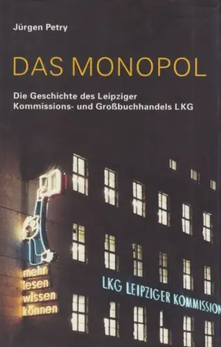 Buch: Das Monopol, Petry, Jürgen. 2001, Verlag Faber & Faber, gebraucht, gut