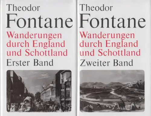 Buch: Wanderungen durch England und Schottland, Fontane, Theodor. 2 Bände, 1991