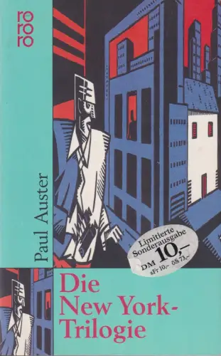Buch: Die New York-Trilogie, Auster, Paul. Rowohlt, 1999, gebraucht, gut