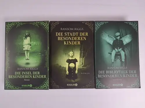 3 Bücher Ransom Riggs Miss Peregrine / Besondere Kinder Serie, Insel, Stadt ...