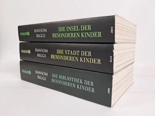 3 Bücher Ransom Riggs Miss Peregrine / Besondere Kinder Serie, Insel, Stadt ...