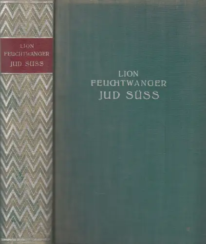 Buch: Jud Süß, Feuchtwanger, Lion, 1931, Verlag von Th. Knaur nachf., Roman
