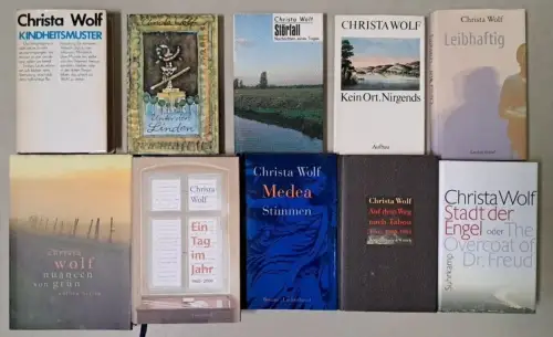10 Bücher Christa Wolf: Auf dem Weg nach Tabou, Nuancen von Grün, Medea ...