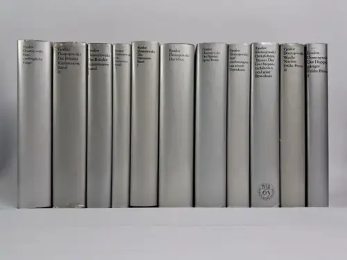 Buch: Fjodor Dostojewski - Werke, Aufbau, 11 von 20 Bänden der silbernen Ausgabe