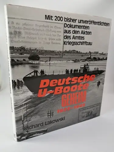 Buch: Deutsche U-Boote geheim 1935-1945, Lakowski, Richard, 1991, sehr gut