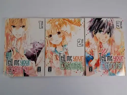Manga: Tell me your Secrets! 1-3, Ema Toyama, Egmont Manga, 3 Bände