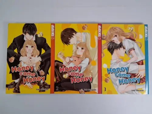 Manga: Honey come Honey 1-3, Yuki Shiraishi, Tokyopop, 3 Bände