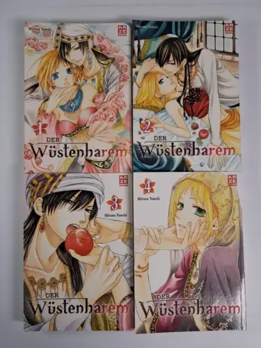 Manga: Der Wüstenharem 1-4, Mitsuru Yumeki, Kaze Manga, 4 Bände