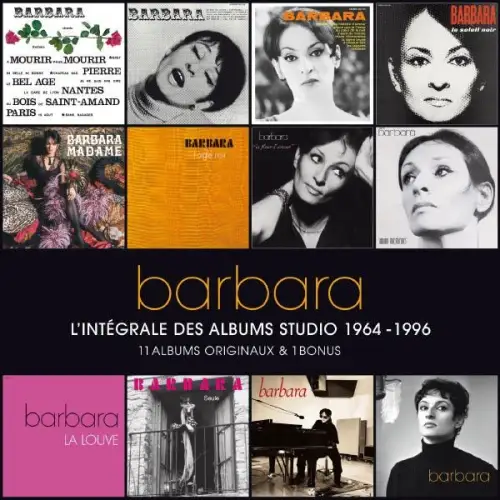 CD-Box: Barbara, L'integrale Des Albums Studio 1964-1996, 2010, 12 CDs, Chanson
