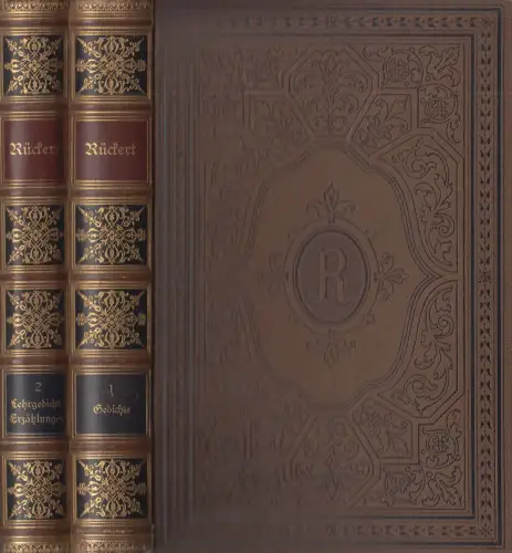 Buch: Friedrich Rückerts Werke, 2 Bände, Bibliographisches Institut