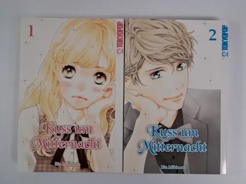 Manga: Kuss um Mitternacht 1+2, Rin Mikimoto, Tokyopop, gebraucht, sehr gut