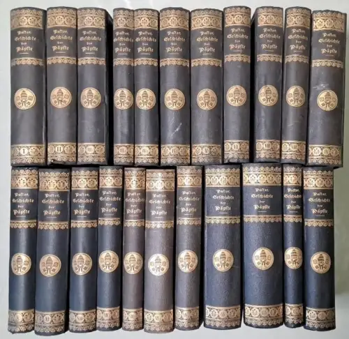 Buch: Geschichte der Päpste, 16 Teile in 22 Bänden, Ludwig Freiherr von Pastor