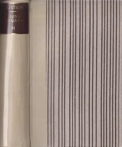 Buch: Berliner Ausgabe Band 21: Kunsttheoretische Schriften und... Goethe. 1977