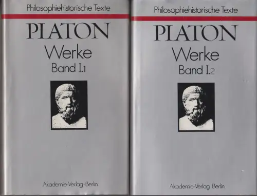 Buch: Werke I.1 & I.2, Platon. Philosophiehistorische Texte, Akademie Verlag