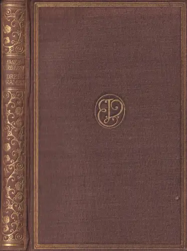 Buch: Drei Dramen, Verhaeren, Emile. 1910, Insel-Verlag, gebraucht, gut