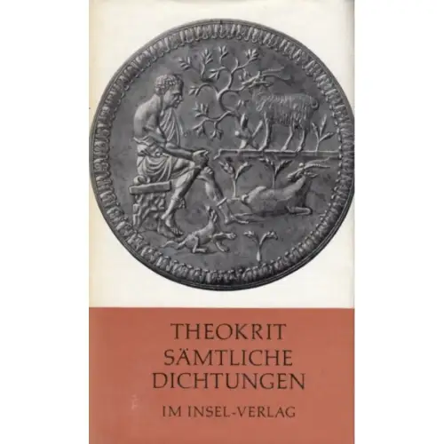 Buch: Sämtliche Dichtungen, Theokrit. 1983, Insel Verlag, gebraucht, gut