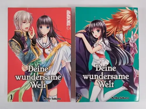Manga: Deine wundersame Welt 1+2, Keiko Sakano, Tokyopop, gebraucht, sehr gut
