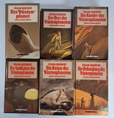 Buch: Wüstenplanet-Zyklus (Dune) 1-6 (komplett), Frank Herbert, Weltbild, 6 Bde