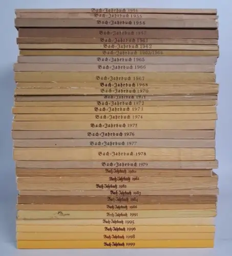 30 Bücher Bach-Jahrbuch 11954-1999, Evangelische Verlagsanstalt, unvollständig!