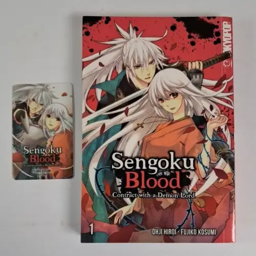 Manga + Sammelkarte: Sengoku Blood - Contract with a Demon Lord 1, Fujiko Kosumi