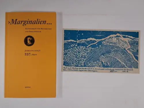 Marginalien. 237. Heft, Jahrgang 2020/2, Originalgrafik von   Christian Ewald