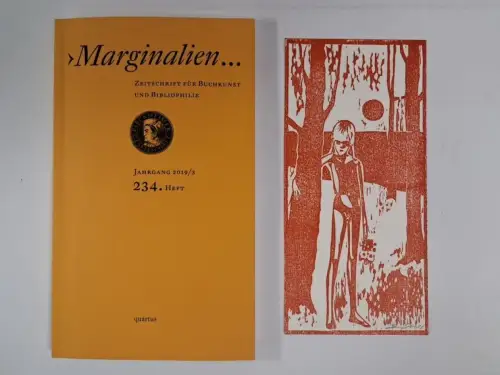 Marginalien. 234. Heft, Jahrgang 2019/3, mit Originalgrafik von Frank Eißner
