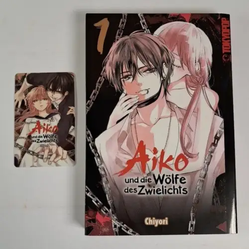 Manga + Sammelkarte: Aiko und die Wölfe des Zwielichts 1, Chiyori, 2022
