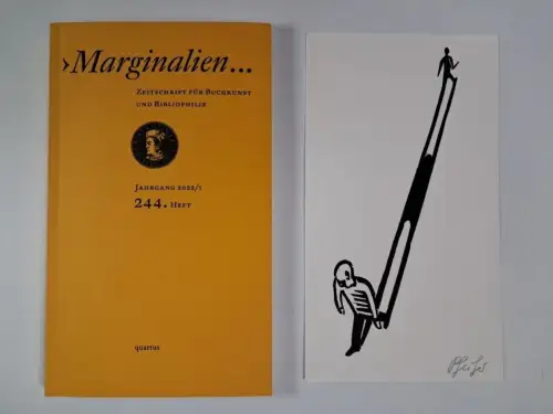 Marginalien. 244. Heft, Jahrgang 2022/1, mit Originalgrafik von Uwe Pfeifer