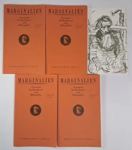 Marginalien Nr. 173-176, Jahrgang 2004, mit Originalgrafik von Dieter Goltzsche