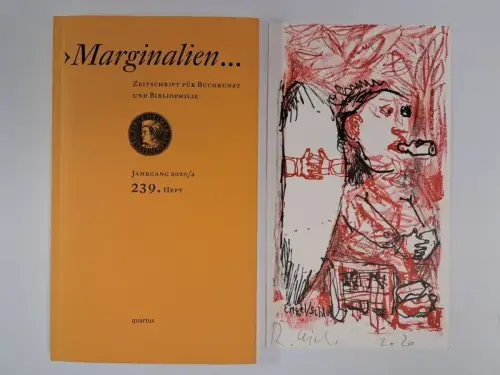Marginalien. 239. Heft, Jahrgang 2020/4, mit Originalgrafik von Rüdiger Giebler