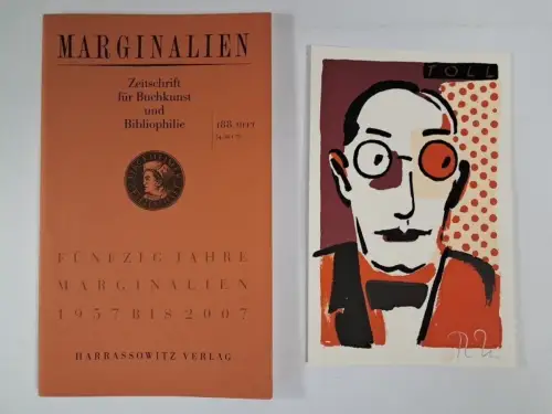 Marginalien. 188. Heft, Jahrgang 2007/4, Originalgrafik Thomas Matthaeus Müller