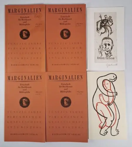 Marginalien Nr. 181-184, Jahrgang 2006, Originalgrafiken von Kretzschmar & Anton