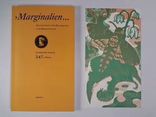 Marginalien. 247. Heft, Jahrgang 2022/4, mit Originalgrafik von Katja Zwirnmann