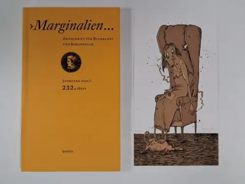 Marginalien. 232. Heft, Jahrgang 2019/1, mit Originalgrafik von Kay Voigtmann