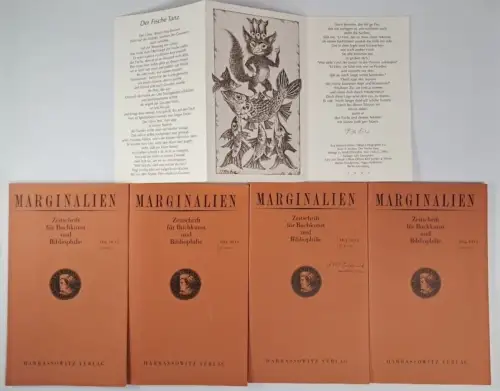 Marginalien Nr. 161-164, Jahrgang 2001, mit Originalgrafik von Eva Johanna Rubin