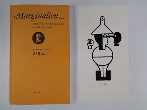 Marginalien. 238. Heft, Jahrgang 2020/3, mit Originalgrafik von   Hans Ticha